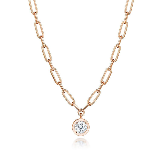 TACORI Allure | Petite Diamond Link Necklace - 1.54ct FP813RD75LDPK