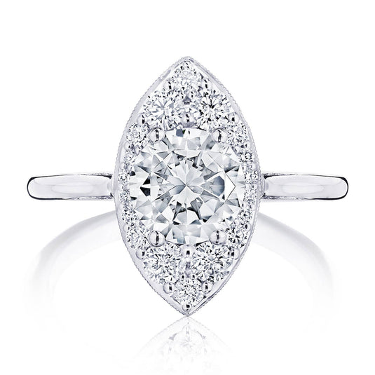 Simply TACORI | Round, Marquise Bloom Engagement Ring HT2575RDMQ7