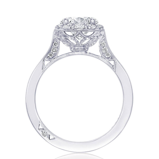 Simply TACORI | Round, Oval Bloom Engagement Ring HT2575RDOV75