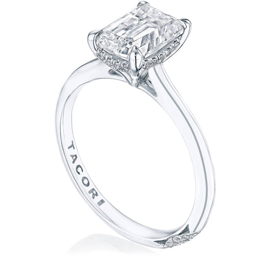 Founder's Collection | Emerald Solitaire Engagement Ring HT2580EC85x6