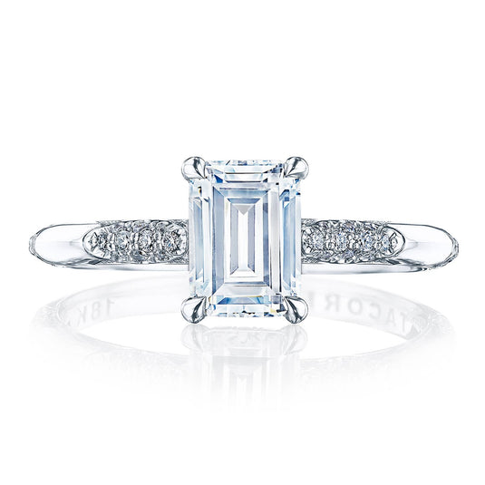 Founder's Collection | Emerald Solitaire Engagement Ring HT2582EC7x5