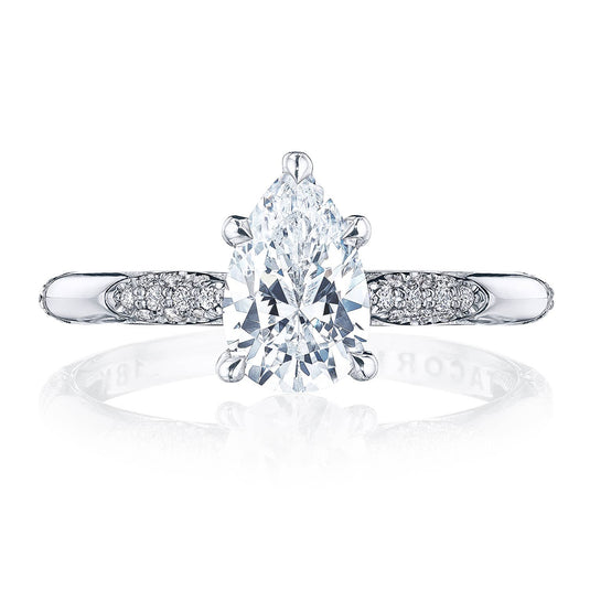 Founder's Collection | Pear Solitaire Engagement Ring HT2582PS85X55