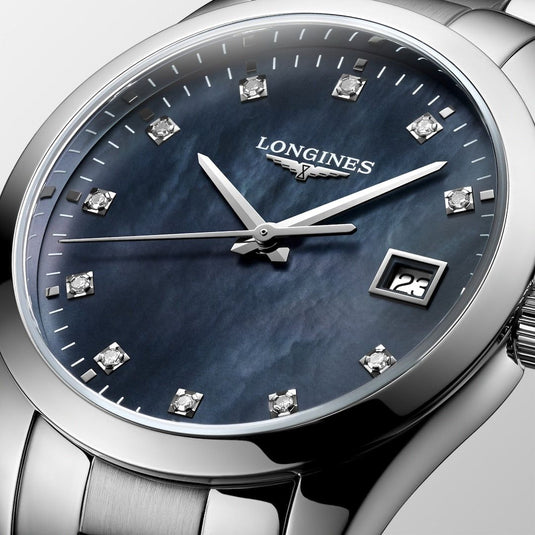 Conquest Classic Quartz Watch L2.386.4.88.6