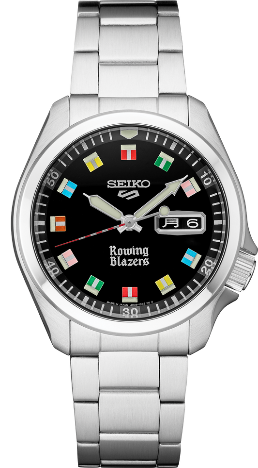 Seiko 5 Sports Rowing Blazers Collaboration Limited Edition Watch SRPJ63