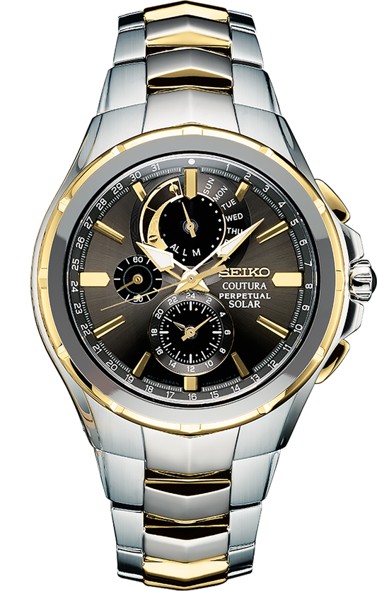 Seiko Coutura Perpetual Chronograph Watch Ssc376