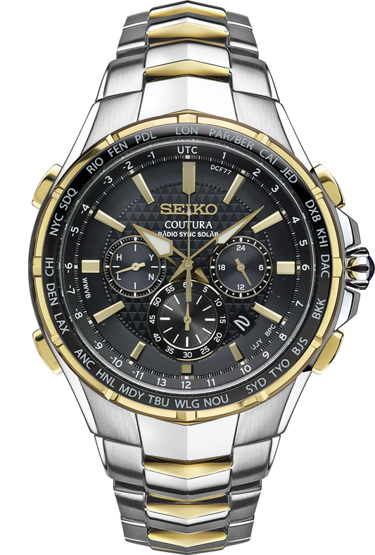 Seiko Coutura Radio Sync Solar Chronograph Watch Ssg010