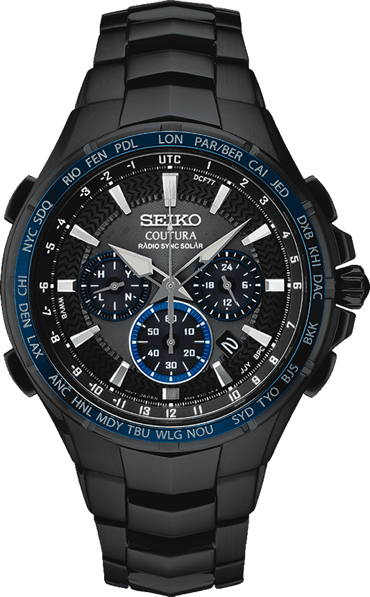 Seiko Coutura Radio Sync Solar Chronograph Watch Ssg021