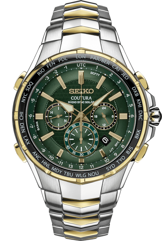 Seiko Coutura Radio Sync Solar Chronograph Watch Ssg022