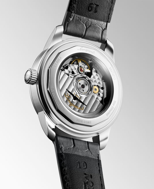Longines Conquest Heritage Central Power Reserve Automatic Watch, Ø 38.00 Mm, Stainless Steel. L1.648.4.62.2