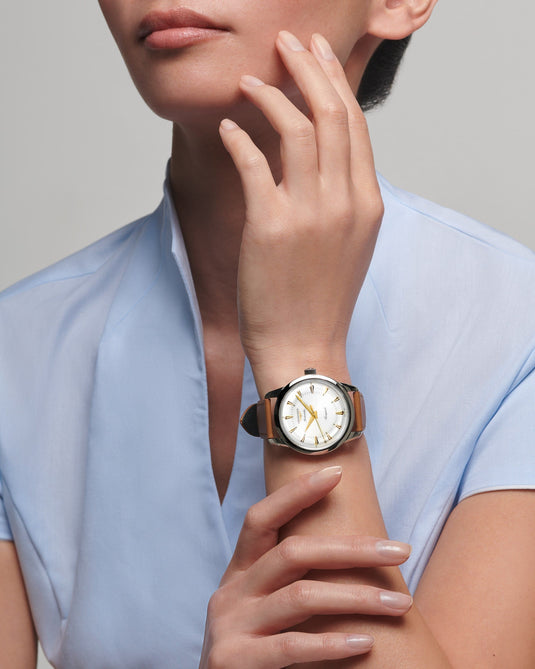 Longines Conquest Heritage Automatic Watch, Ø 38.00 Mm, Stainless Steel. L1.649.4.72.2