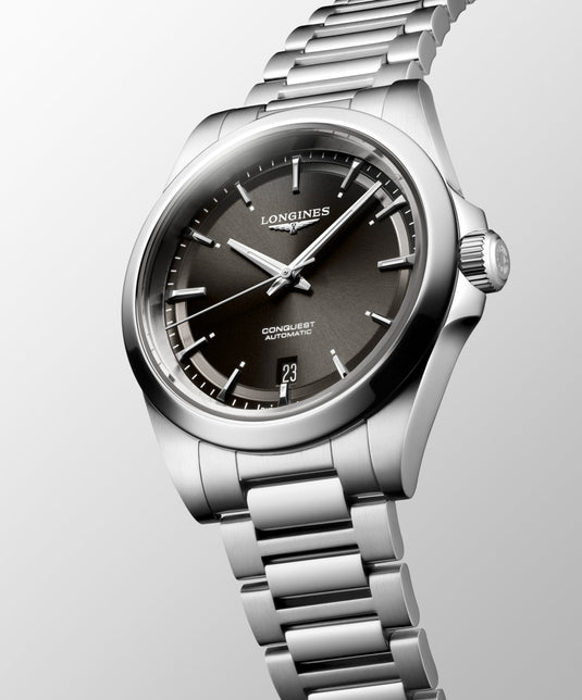 Longines Conquest Automatic Watch, Ø 38.00 Mm, Stainless Steel. L3.720.4.52.6