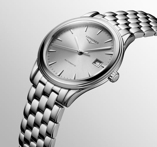 Longines Flagship Automatic Watch, Ø 38.50 Mm, Stainless Steel. L4.974.4.72.6