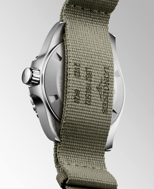 Longines Hydroconquest Gmt Automatic Watch, Ø 41.00 Mm, Stainless Steel And Ceramic Bezel. L3.790.4.06.2