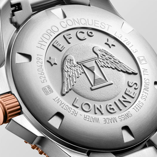 Longines Hydroconquest Automatic Watch, Ø 41.00 Mm, Stainless Steel And Ceramic Bezel. L3.781.3.58.7