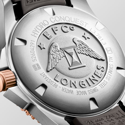 Longines Hydroconquest Automatic Watch, Ø 41.00 Mm, Stainless Steel And Ceramic Bezel. L3.781.3.78.9