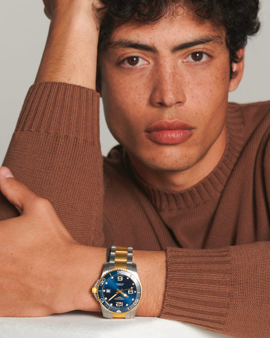 Longines Hydroconquest Automatic Watch, Ø 41.00 Mm, Stainless Steel And Ceramic Bezel. L3.781.3.96.7