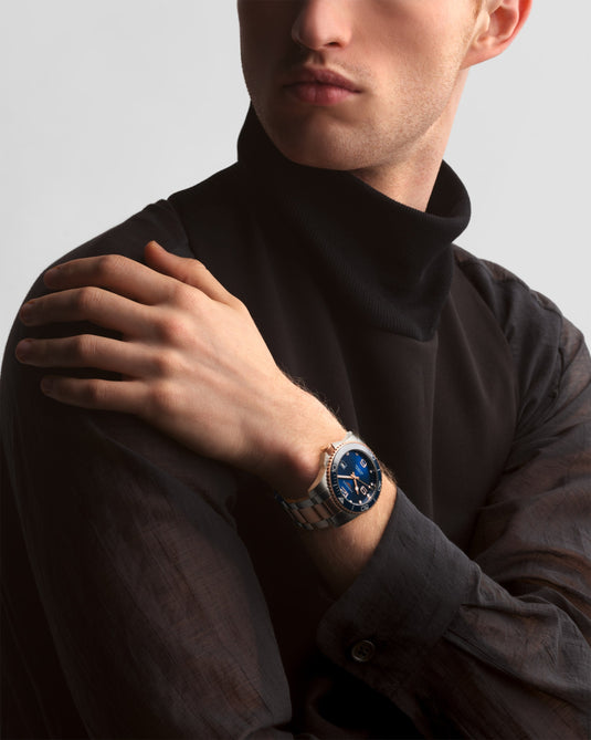 Longines Hydroconquest Automatic Watch, Ø 41.00 Mm, Stainless Steel And Ceramic Bezel. L3.781.3.98.7