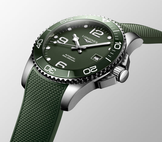 Longines Hydroconquest Automatic Watch, Ø 41.00 Mm, Stainless Steel And Ceramic Bezel. L3.781.4.06.9