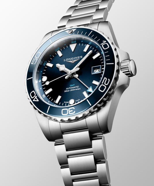 Hydroconquest Gmt Automatic Watch L3.790.4.96.6