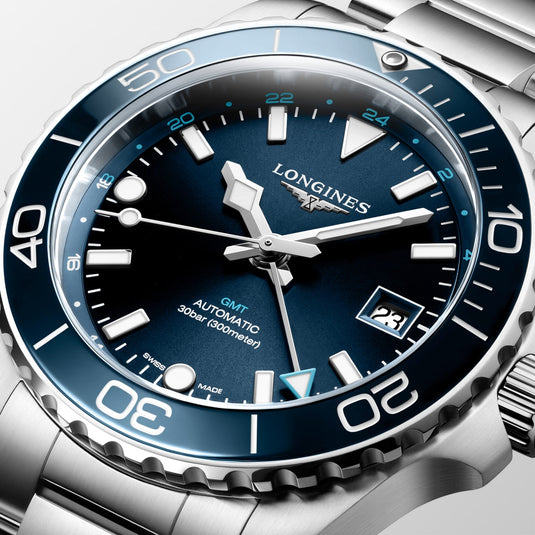 Hydroconquest Gmt Automatic Watch L3.790.4.96.6