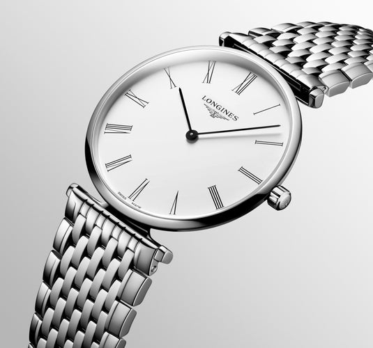 Longines La Grande Classique De Longines Quartz Watch, Ø 38.00 Mm, Stainless Steel. L4.866.4.11.C