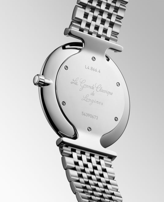 Longines La Grande Classique De Longines Quartz Watch, Ø 38.00 Mm, Stainless Steel. L4.866.4.58.C