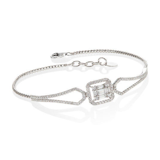 14K WHITE GOLD DIAMOND BRACELET LDD400-W