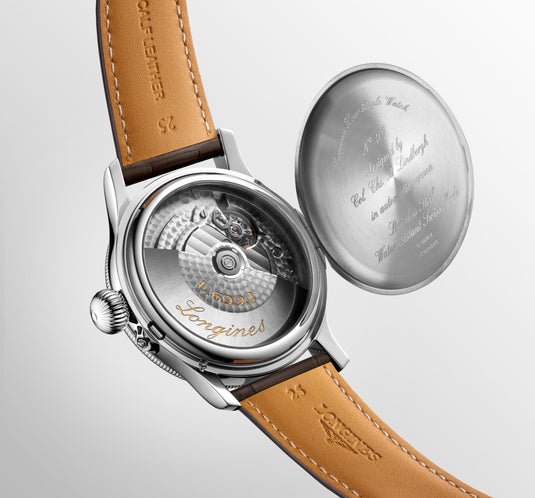 Longines Lindbergh Hour Angle Watch Automatic Watch, Ø 47.50 Mm, Stainless Steel. L2.678.4.11.0