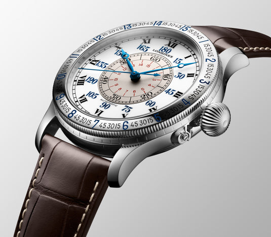 Longines Lindbergh Hour Angle Watch Automatic Watch, Ø 47.50 Mm, Stainless Steel. L2.678.4.11.0