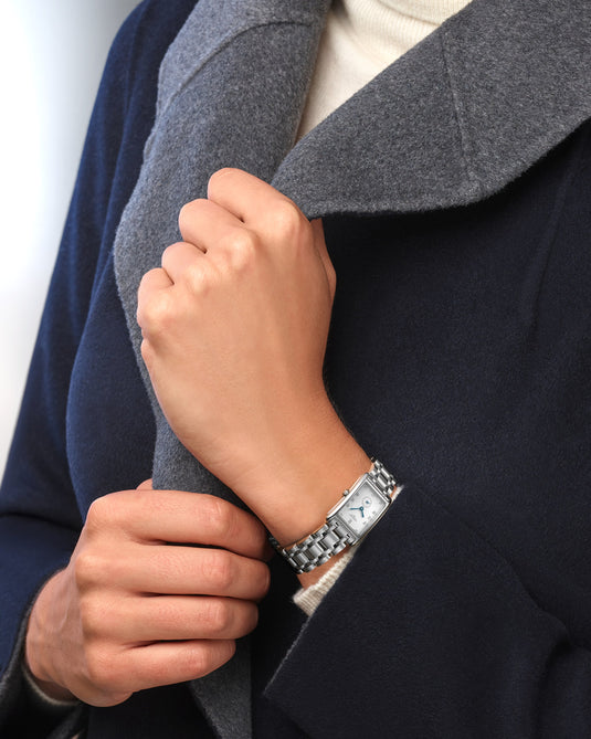 Longines Dolcevita Quartz Watch, 20.80 X 32.00 Mm, Stainless Steel. L5.255.4.87.6