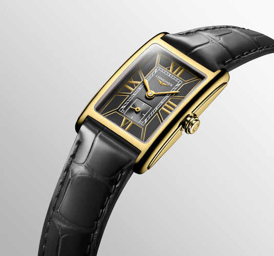 Longines Dolcevita Quartz Watch, 20.50 X 32.00 Mm, 18 Karat Yellow Gold. L5.255.6.75.2