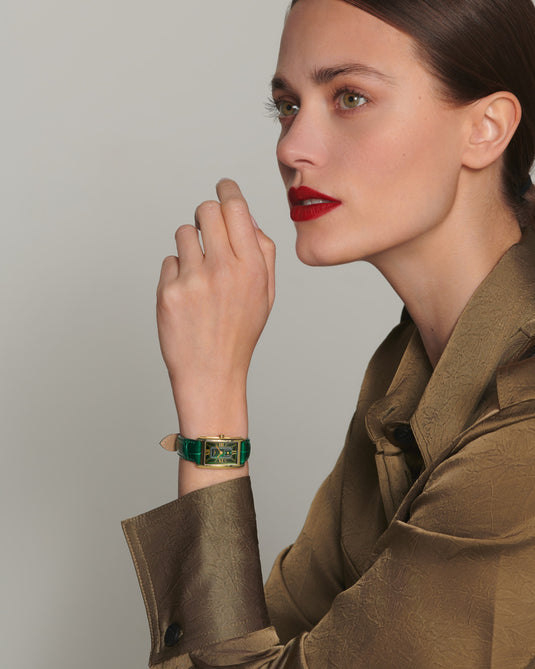 Longines Dolcevita Quartz Watch, 20.50 X 32.00 Mm, 18 Karat Yellow Gold. L5.255.6.95.2