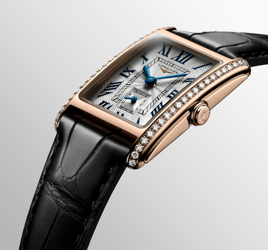 Longines Dolcevita Quartz Watch, 20.50 X 32.00 Mm, 18 Karat Pink Gold. L5.255.9.71.0