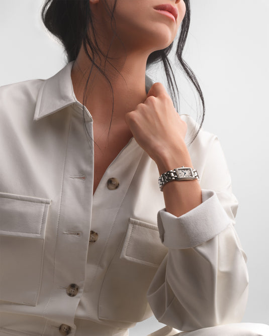 Longines Dolcevita Quartz Watch, 17.70 X 27.00 Mm, Stainless Steel. L5.258.0.71.6