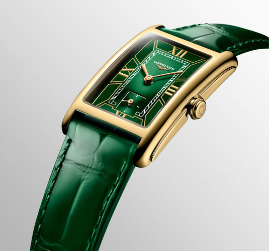 Longines Dolcevita Quartz Watch, 23.00 X 37.00 Mm, 18 Karat Yellow Gold. L5.512.6.95.2