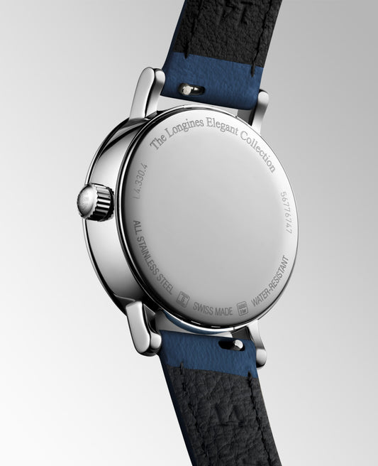 Longines Elegant Collection Moonphase Quartz Watch, Ø 30.00 Mm, Stainless Steel. L4.330.4.11.2