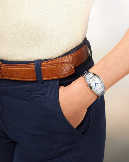 Longines Evidenza Automatic Watch, 33.10 X 38.75 Mm, Stainless Steel. L2.642.4.73.6