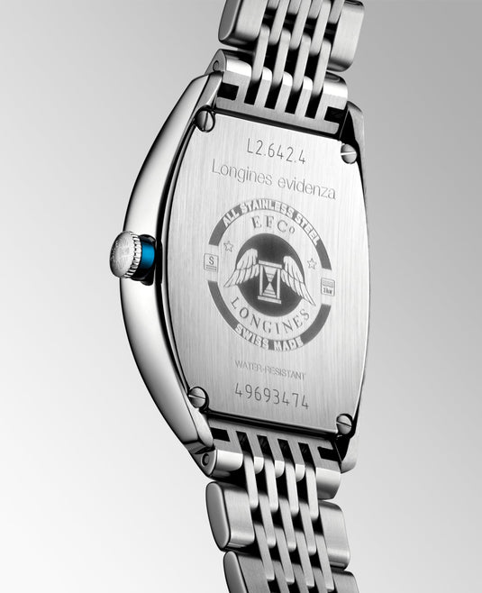 Longines Evidenza Automatic Watch, 33.10 X 38.75 Mm, Stainless Steel. L2.642.4.73.6