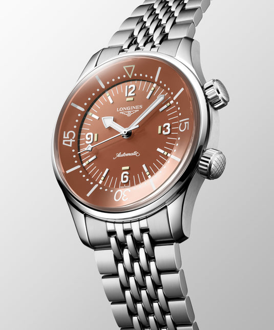 Longines Legend Diver Automatic Watch, Ø 39.00 Mm, Stainless Steel. L3.764.4.96.6