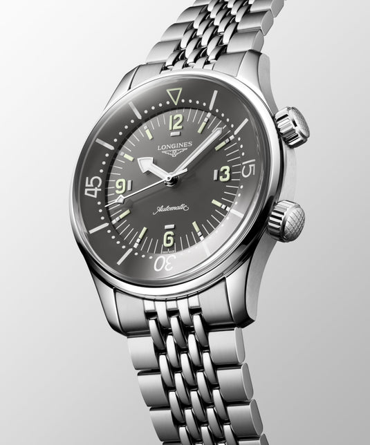 Longines Legend Diver Automatic Watch, Ø 39.00 Mm, Stainless Steel. L3.764.4.99.6