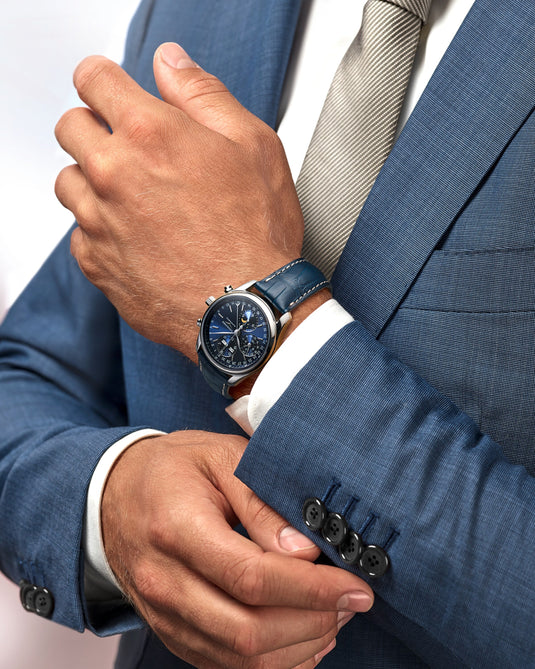 Longines Master Collection Chrono Moonphase Automatic Watch, Ø 40.00 Mm, Stainless Steel. L2.673.4.92.0