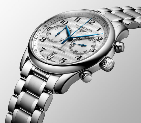 Longines Master Collection Chronograph Automatic Watch, Ø 40.00 Mm, Stainless Steel. L2.629.4.78.6