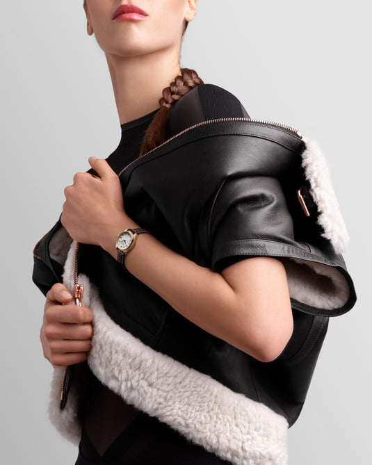 Longines Master Collection Automatic Watch, Ø 25.50 Mm, 18 Karat Pink Gold. L2.128.8.78.3