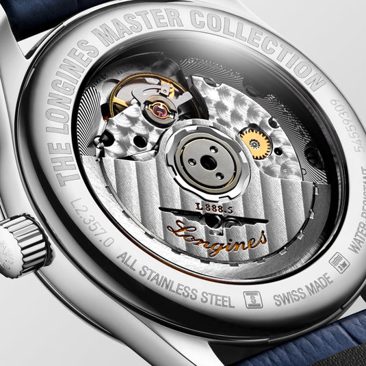 Longines Master Collection Automatic Watch, Ø 34.00 Mm, Stainless Steel. L2.357.0.73.2