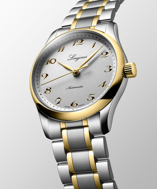 Longines Master Collection Automatic Watch, Ø 34.00 Mm, Stainless Steel And 18 Karat Yellow Gold Cap 200. L2.357.5.72.7