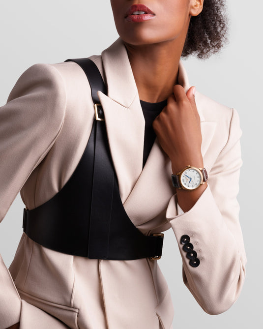 Longines Master Collection Automatic Watch, Ø 38.50 Mm, 18 Karat Pink Gold. L2.628.8.78.3