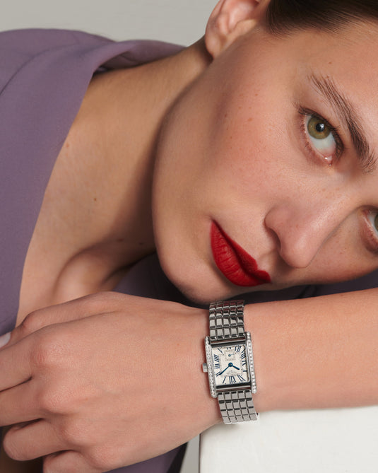 Longines Mini Dolcevita Quartz Watch, 21.50 X 29.00 Mm, Stainless Steel. L5.200.0.71.6