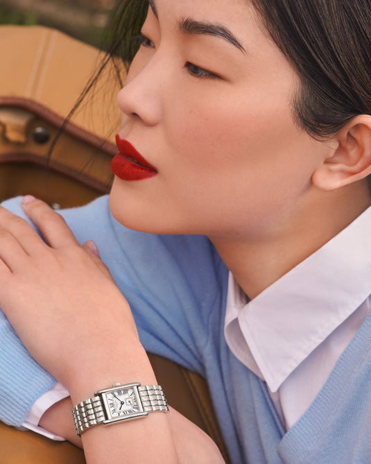 Longines Mini Dolcevita Quartz Watch, 21.50 X 29.00 Mm, Stainless Steel. L5.200.4.71.6