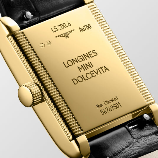 Longines Mini Dolcevita Quartz Watch, 21.50 X 29.00 Mm, 18 Karat Yellow Gold. L5.200.6.71.0