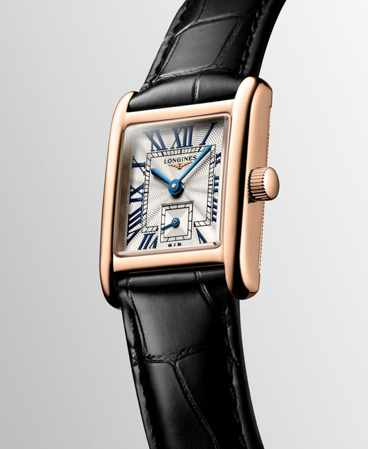 Longines Mini Dolcevita Quartz Watch, 21.50 X 29.00 Mm, 18 Karat Pink Gold. L5.200.8.71.0